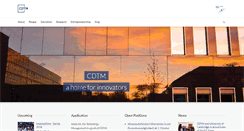 Desktop Screenshot of cdtm.de