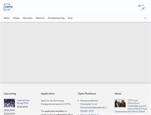 Tablet Screenshot of cdtm.de